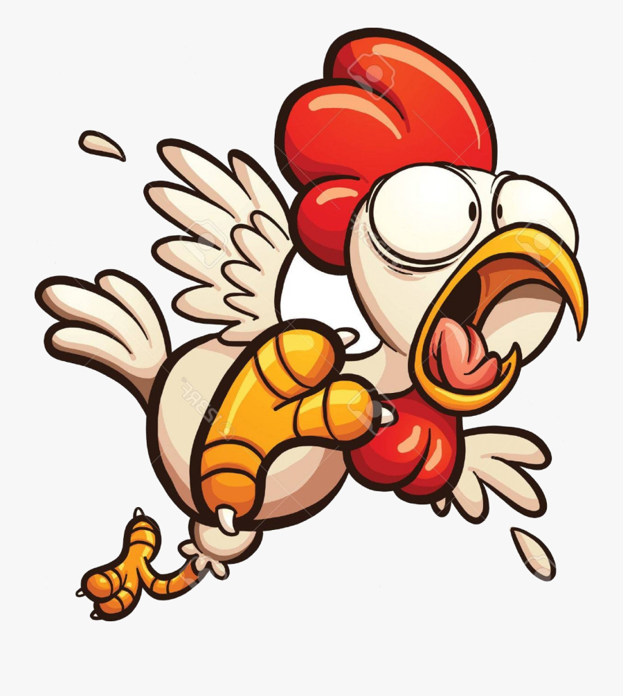 Chicken Scared Clipart Transparent Png - Clip Art Scared Chicken ...