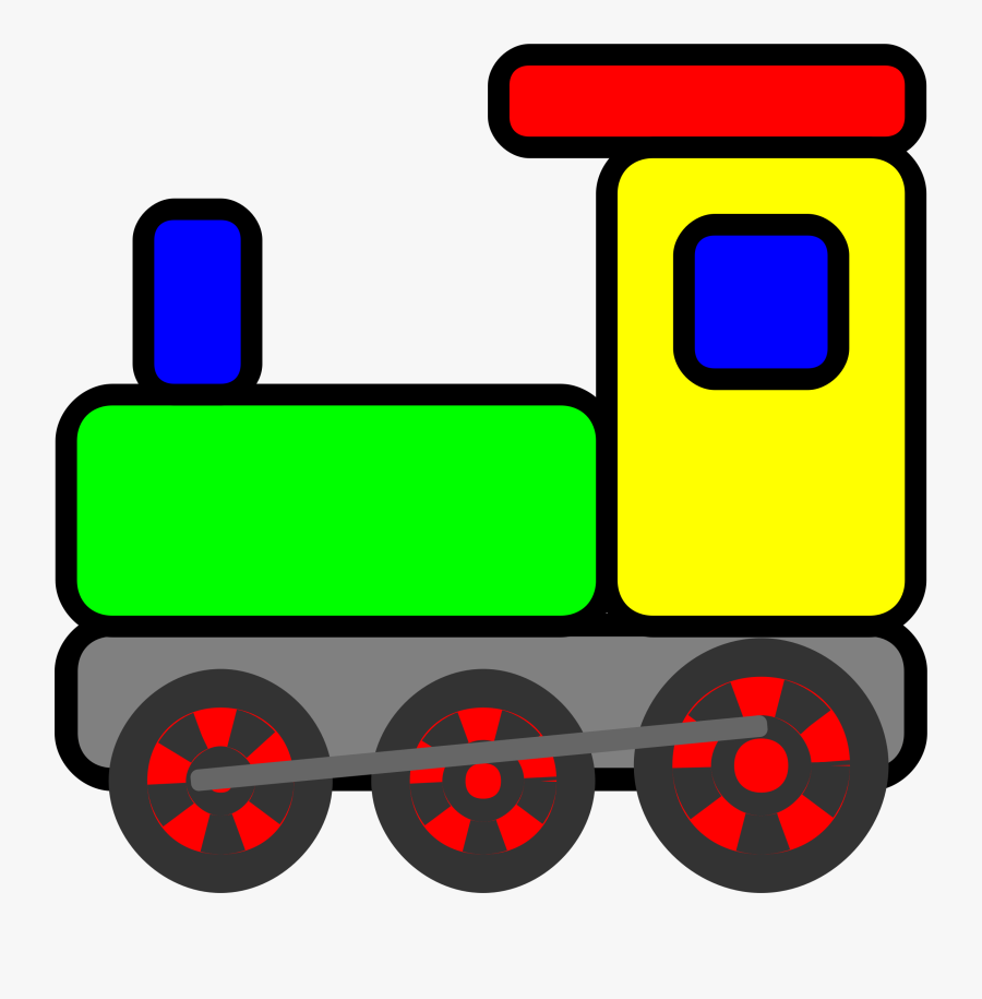 Clip Art Toy Train Clipart Train Rail Transport Clip - Clipart Picture Of Train Wheels, Transparent Clipart