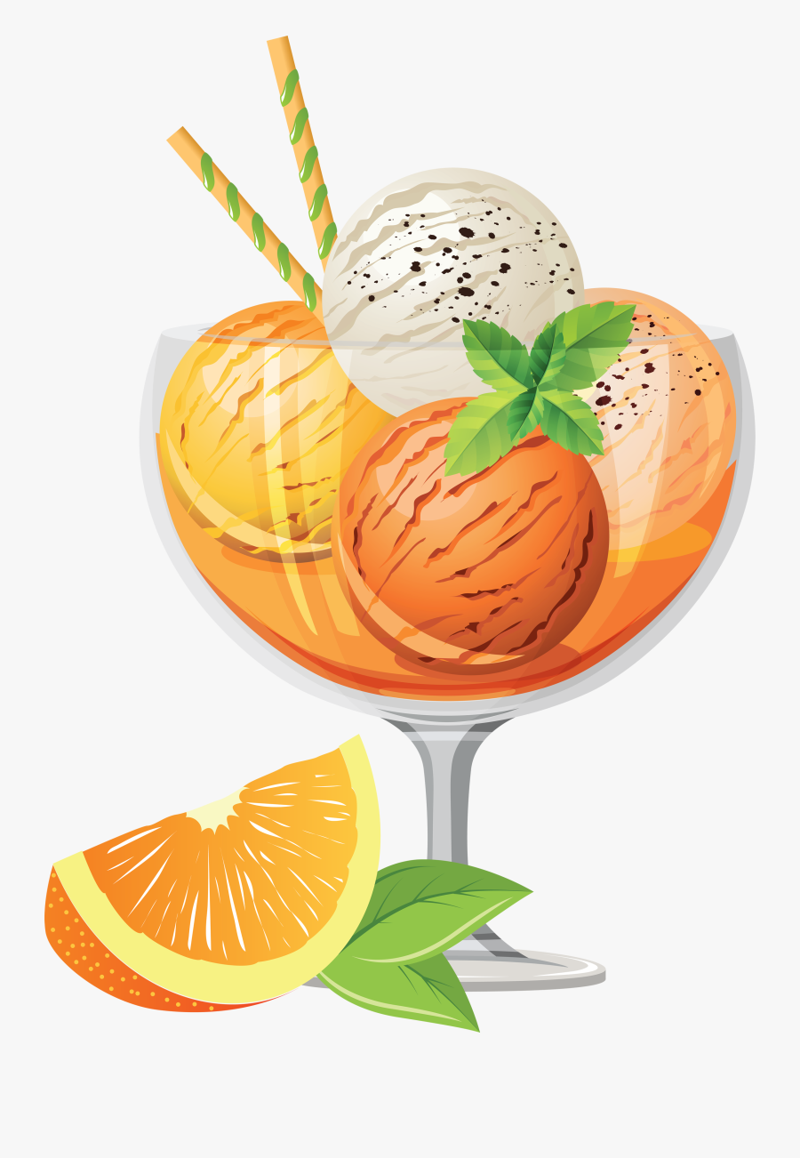 Fruit Ice Cream Png , Transparent Cartoons - Ice Cream Sundae Design, Transparent Clipart