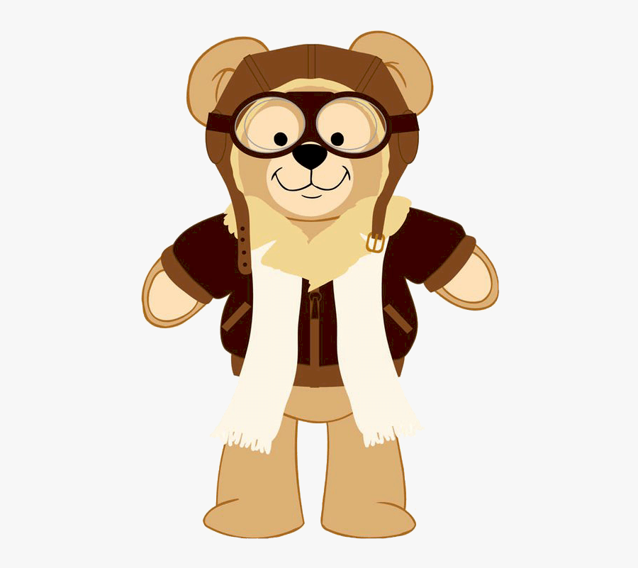 Transparent Pilot Clipart - Pilot Teddy Bear Clipart, Transparent Clipart