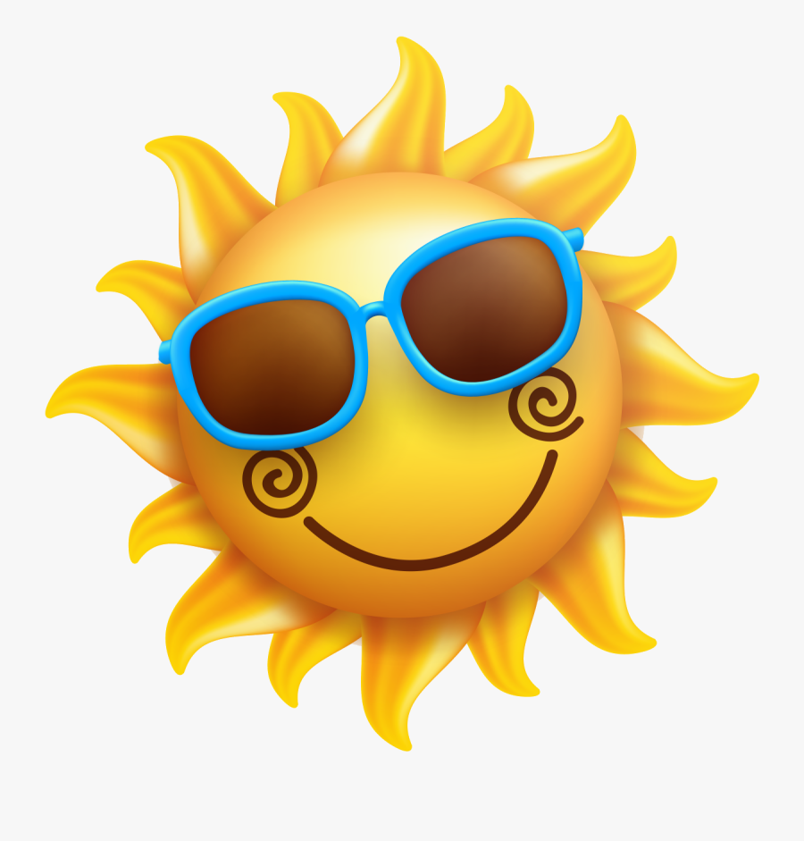 Transparent Sun Sunglasses Clipart - Sun Clipart Png Transparent Background, Transparent Clipart