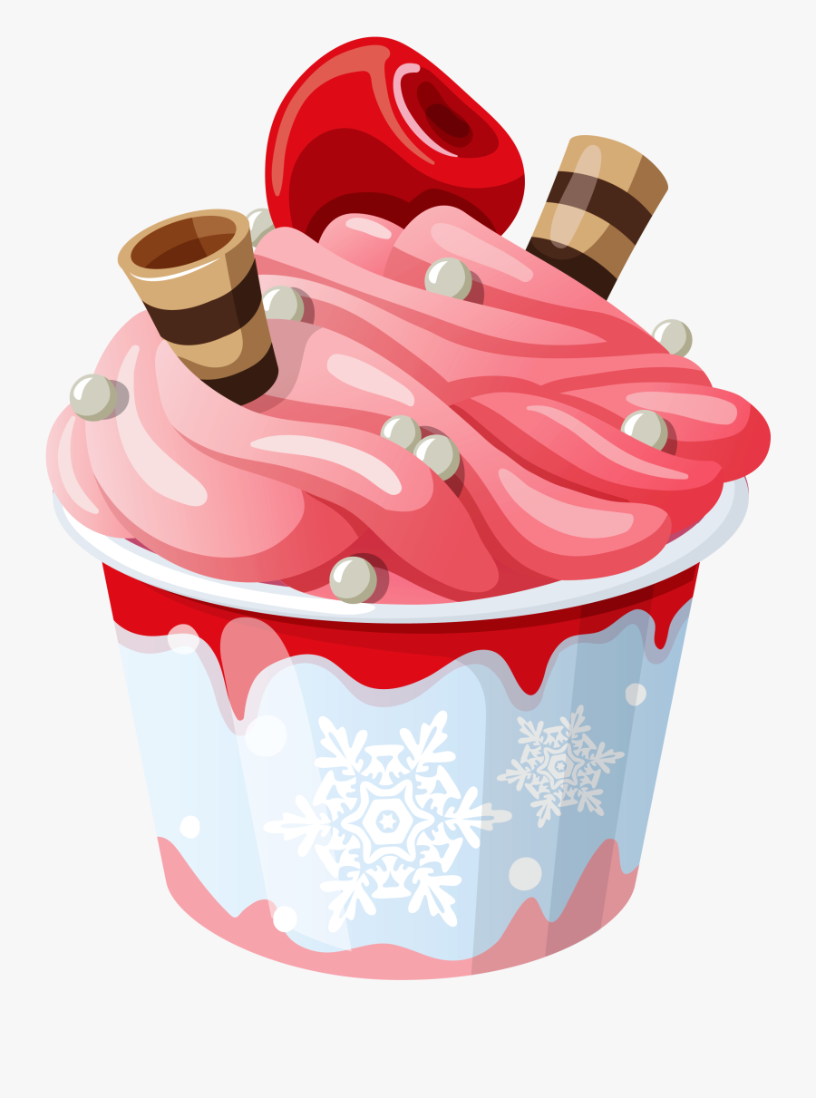 Transparent Ice Cream Clipart - Ice Cream Cup Clipart, Transparent Clipart