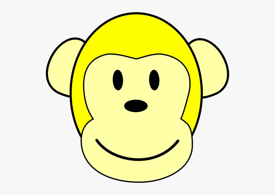 Yellow Monkey Clip Art At Clker - Yellow Monkey Clipart, Transparent Clipart