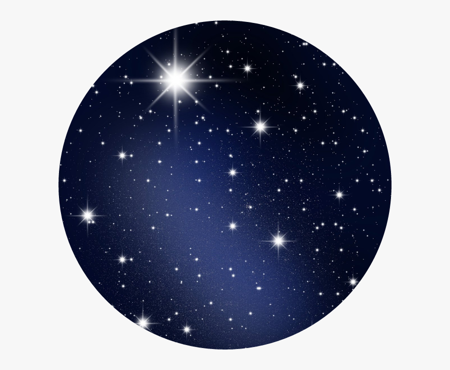 Aestheticcircle Blue Darkblue Stars - Aesthetic Picture Dark Blue, Transparent Clipart
