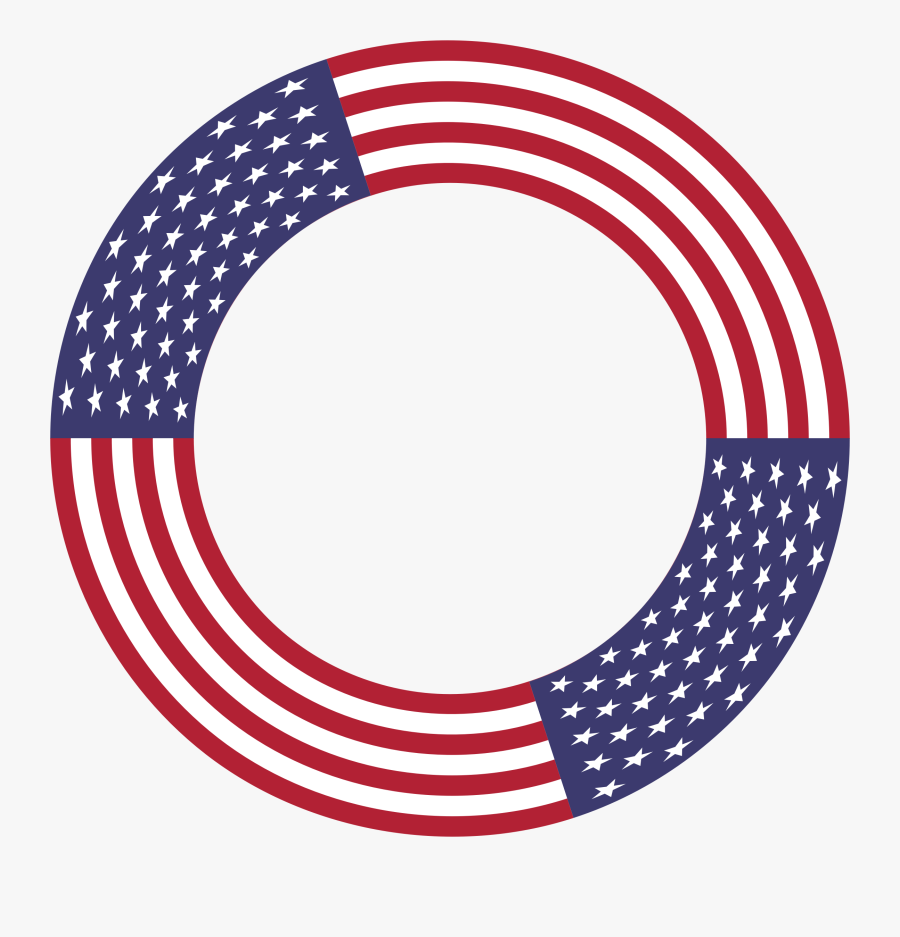 Transparent American Flag Clip Art Png American Flag Circle Png