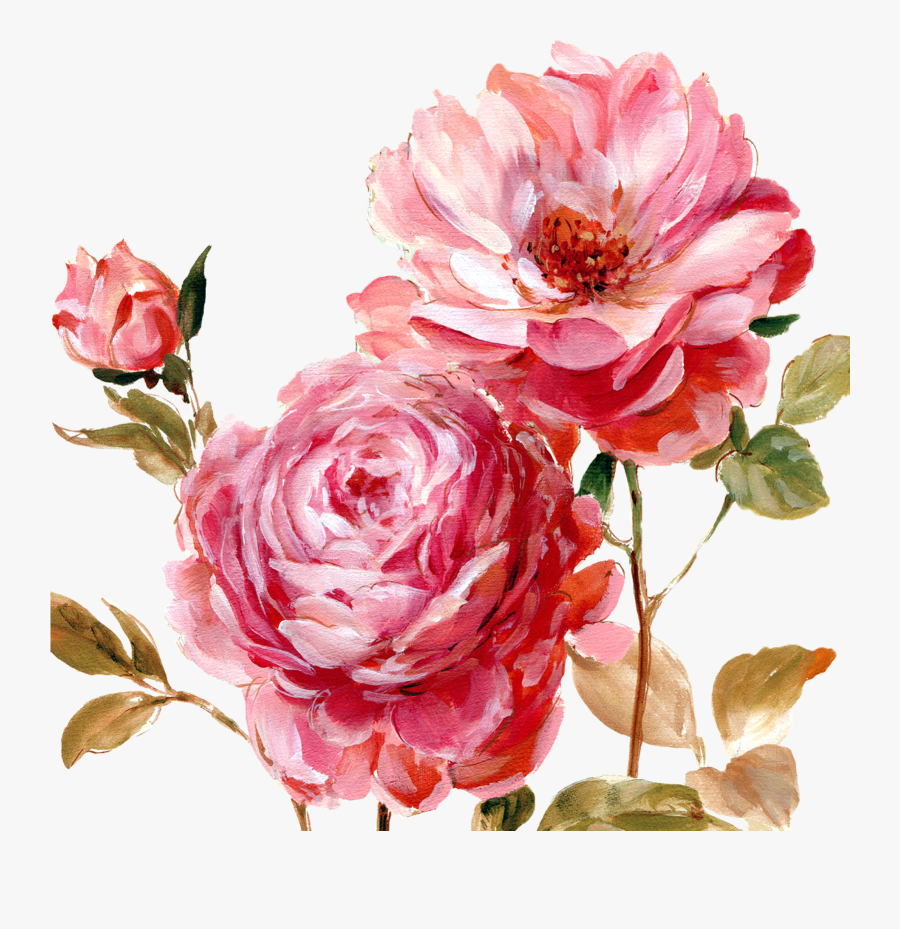 23+ Floral Flower Painting Png - Tong Kosong