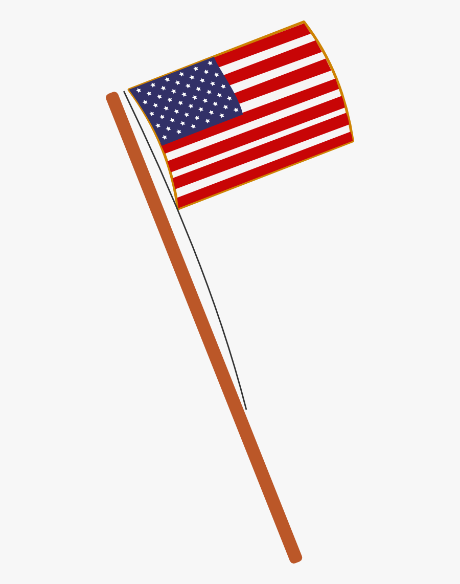 Eye Draw It - American Flag Drawing Small, Transparent Clipart