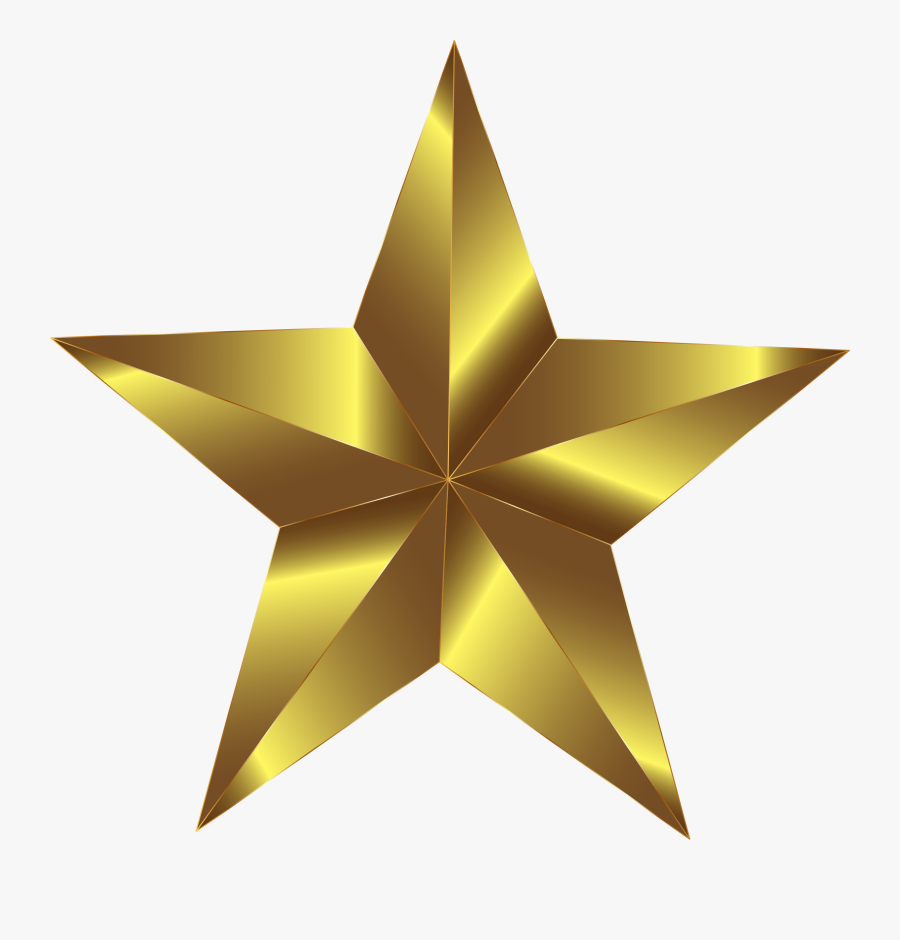 Star Cluster Clip Art - Gold Star Clipart Png, Transparent Clipart