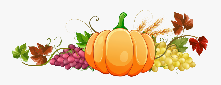 Autumn Pumpkin Decor Clipart Png Image - Autumn Pumpkin Clip Art, Transparent Clipart