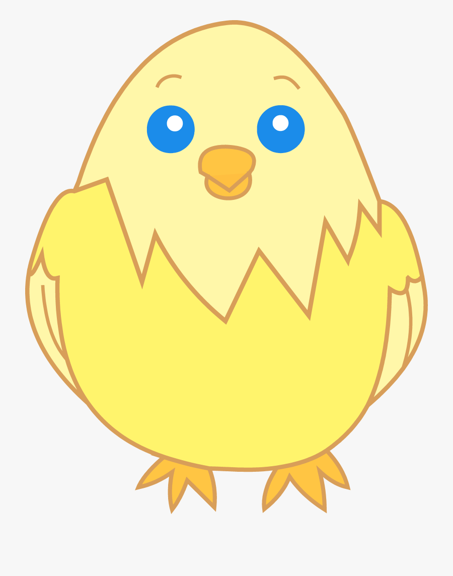 Cute Yellow Chick Clipart - Clip Art, Transparent Clipart