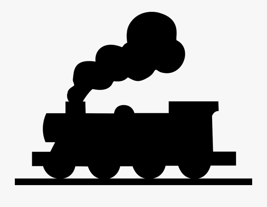 Vector Royalty Free Download Train Clipart Black And - Train Silhouette ...