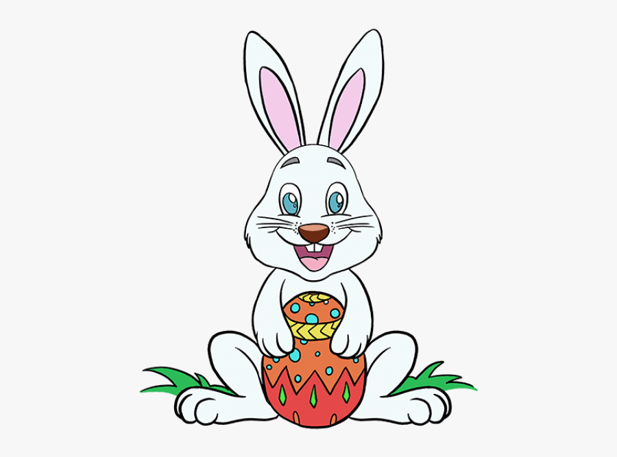 Cartoon Easter Bunny Ears - Easter Bunnies To Draw, Transparent Clipart