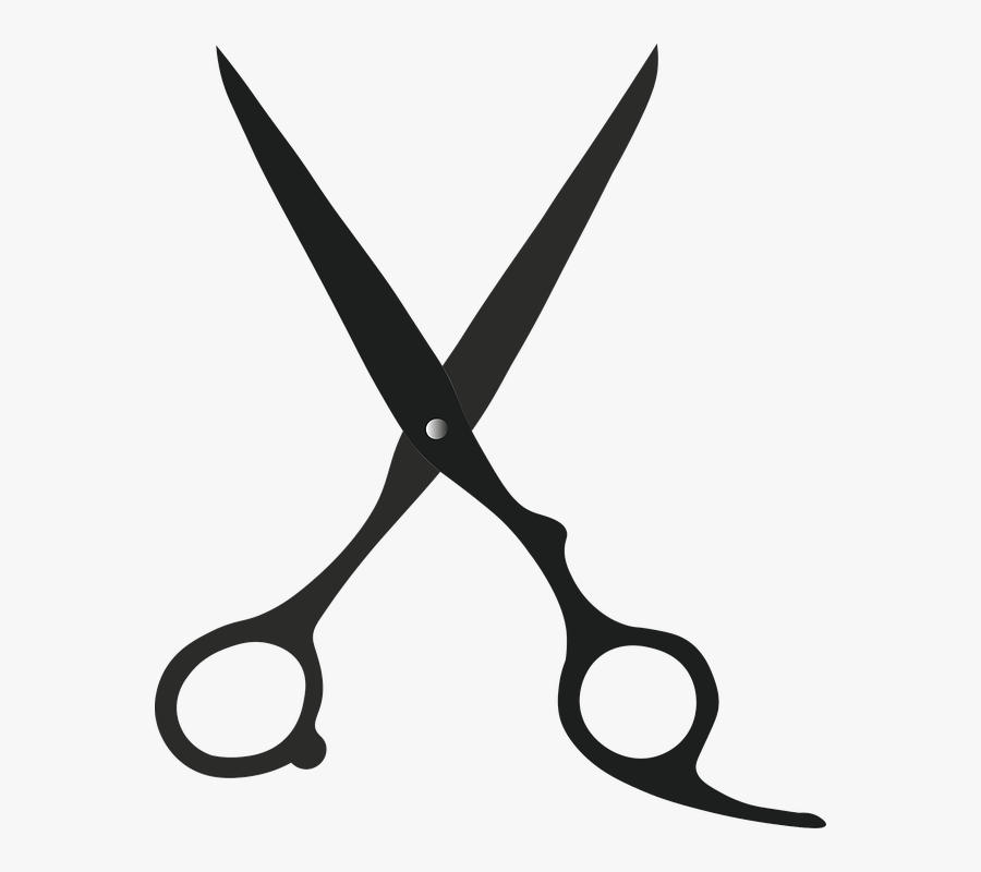 Transparent Scissors Clipart - Barber Shop Logo Png, Transparent Clipart