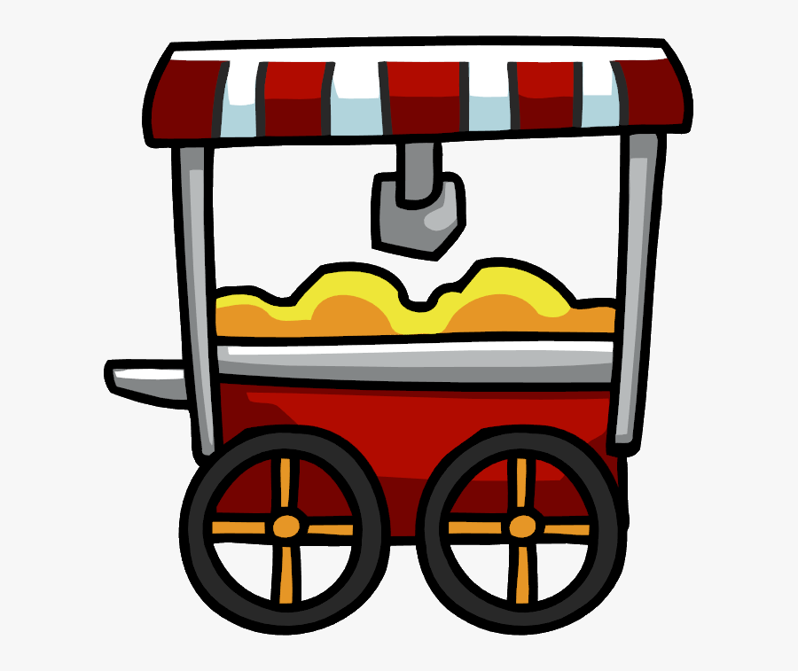 Popcorn Clipart Popcorn Cart - Pop Corn Cart Clip Art, Transparent Clipart