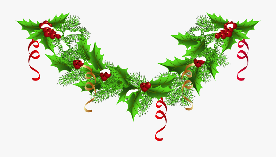 Christmas Tree Clipart Guirlande - Christmas Garland Clipart Vector, Transparent Clipart