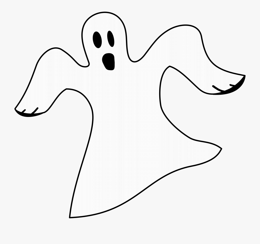 Ghost Clipart Png - White Ghost , Free Transparent Clipart - ClipartKey