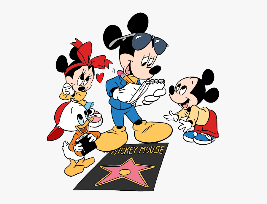 Friends Clipart Mickey Mouse Clubhouse - Mickey Mouse Movie Star Clip Art, Transparent Clipart