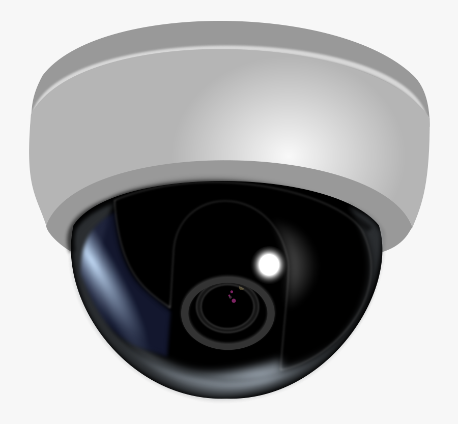 Surveillance - Clipart - Cctv Dome Camera Png, Transparent Clipart