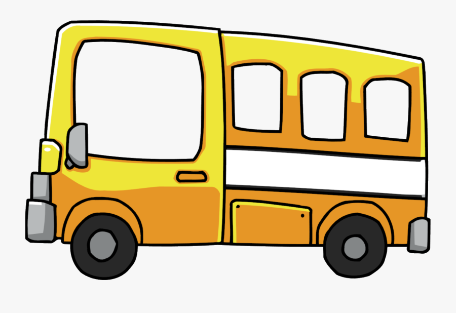 Bus Clip Art Image - Short Bus Cartoon, Transparent Clipart