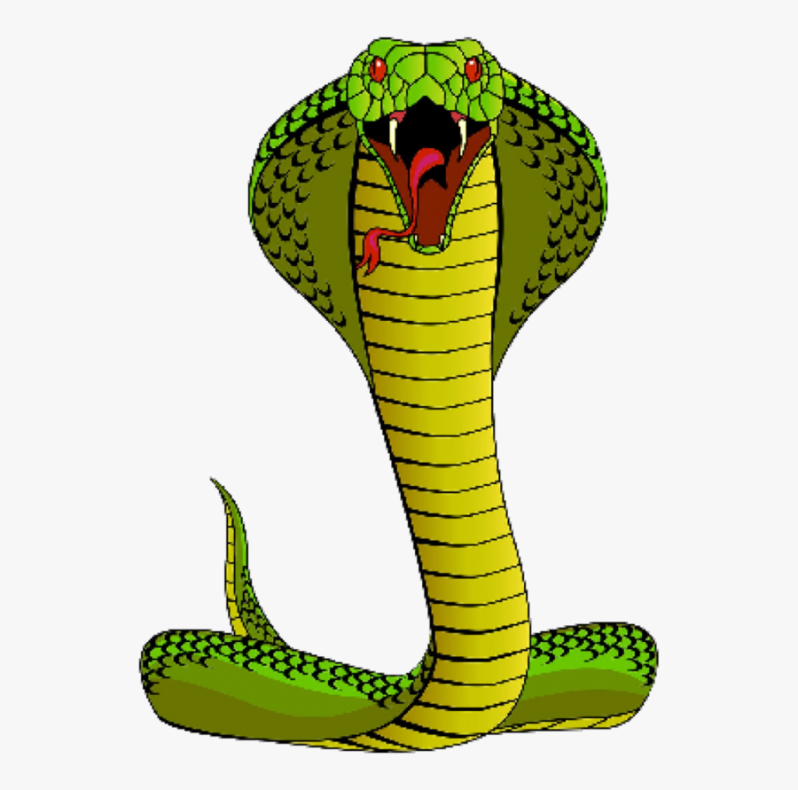 Snake Clipart Spitting Cobra - Snake With Mouth Open ...