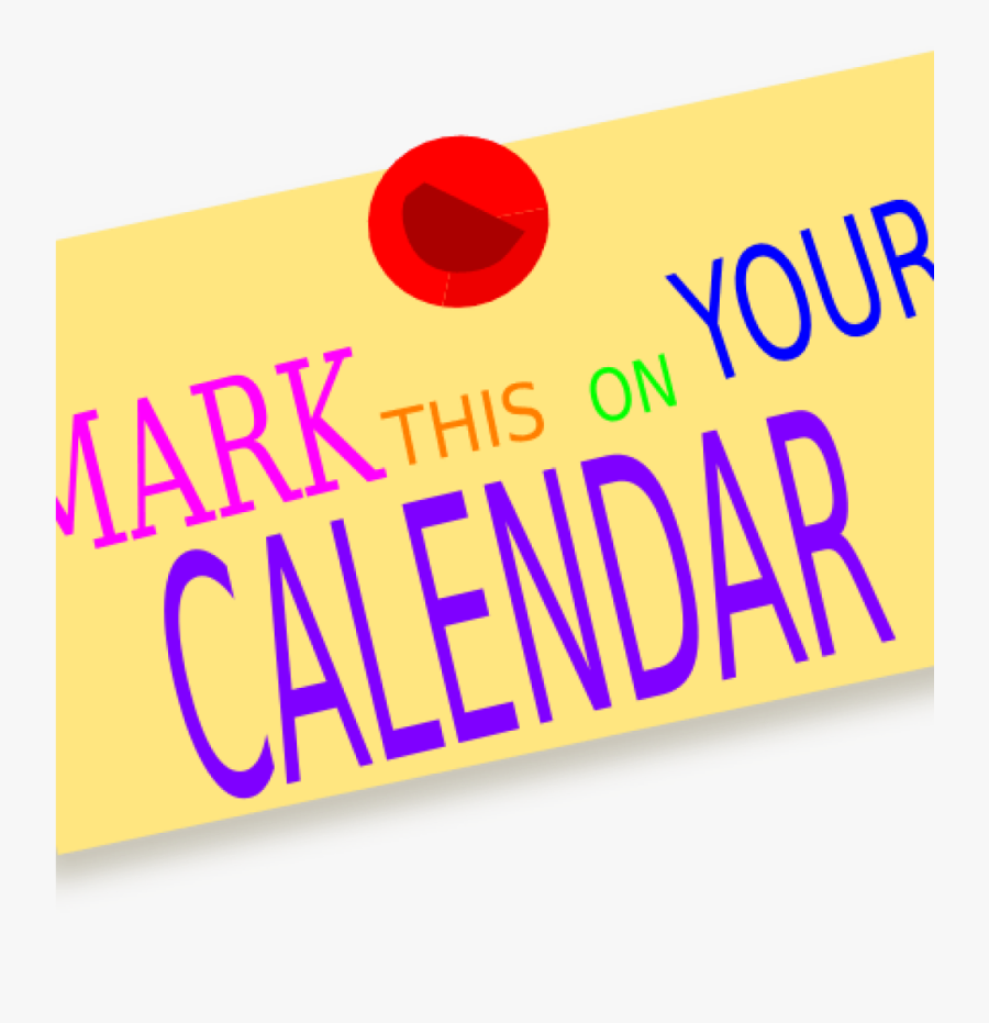 Transparent Mark Your Calendar Png - Free Transparent Save The Date, Transparent Clipart