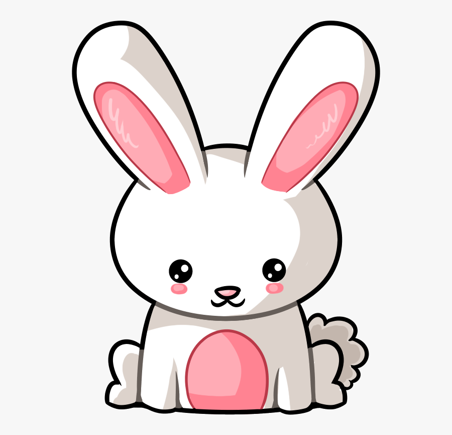 White Easter Bunny Clipart , Png Download - Domestic Rabbit, Transparent Clipart