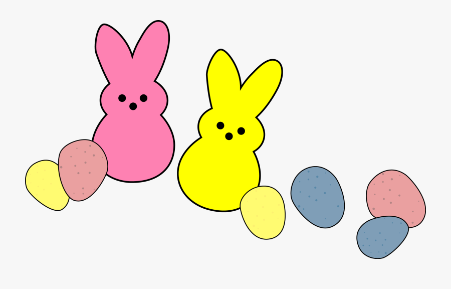 Pawprint Clipart Easter Bunny - Easter Png Eggs Cartoon, Transparent Clipart