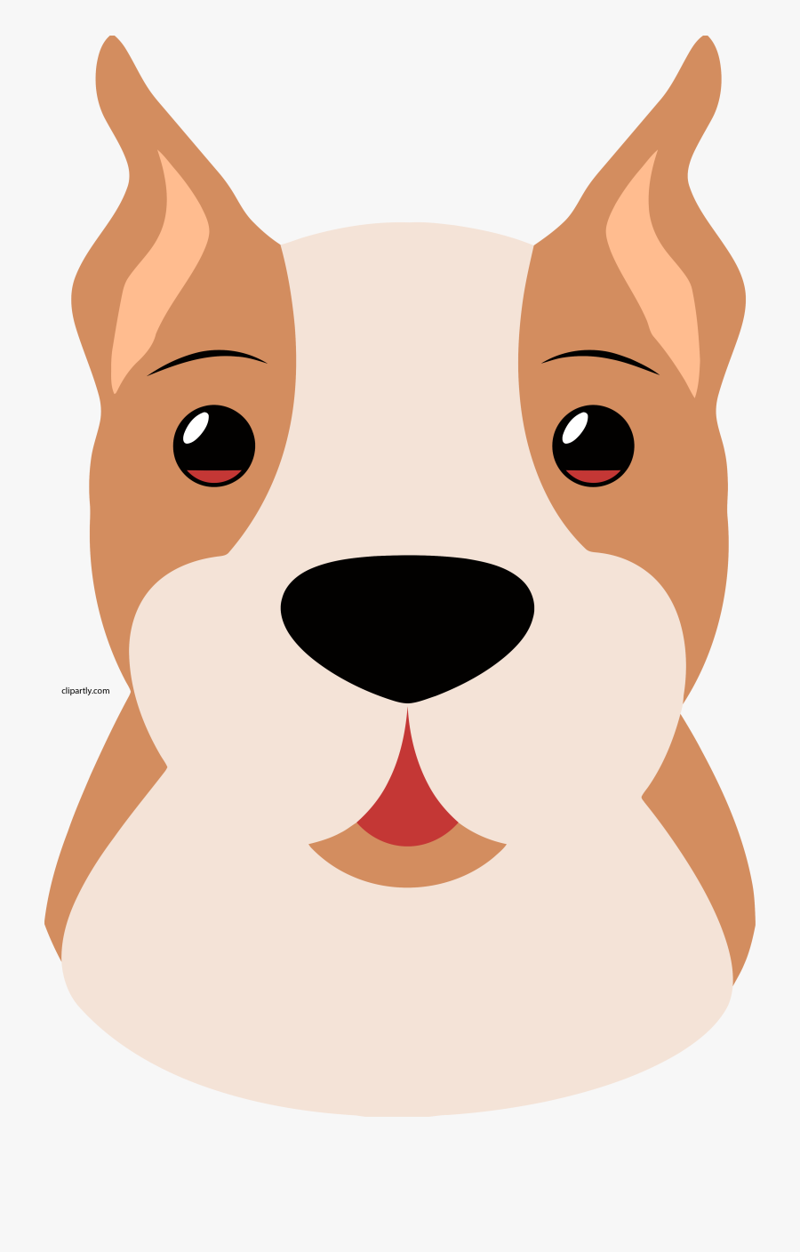 Dog Face Vector Png, Transparent Clipart