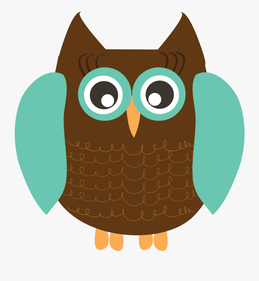 Light Pink Brown Owl Clipart - Owl Clip Art On Transparent Background, Transparent Clipart