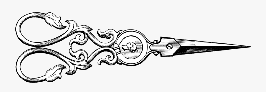 Vintage Scissors Drawing - Scissors Clip Art , Free Transparent Clipart ...