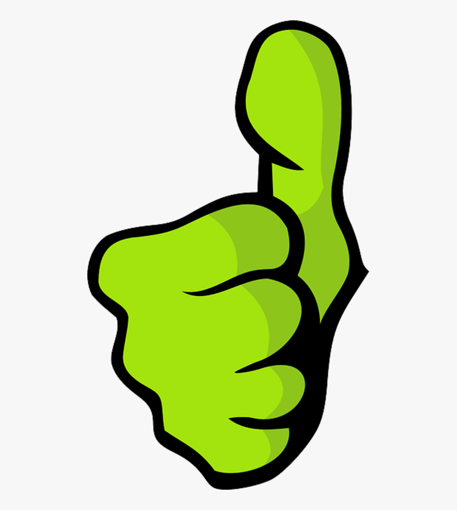 Thumb Signal Finger Hand Gesture - Right And Wrong Transparent, Transparent Clipart