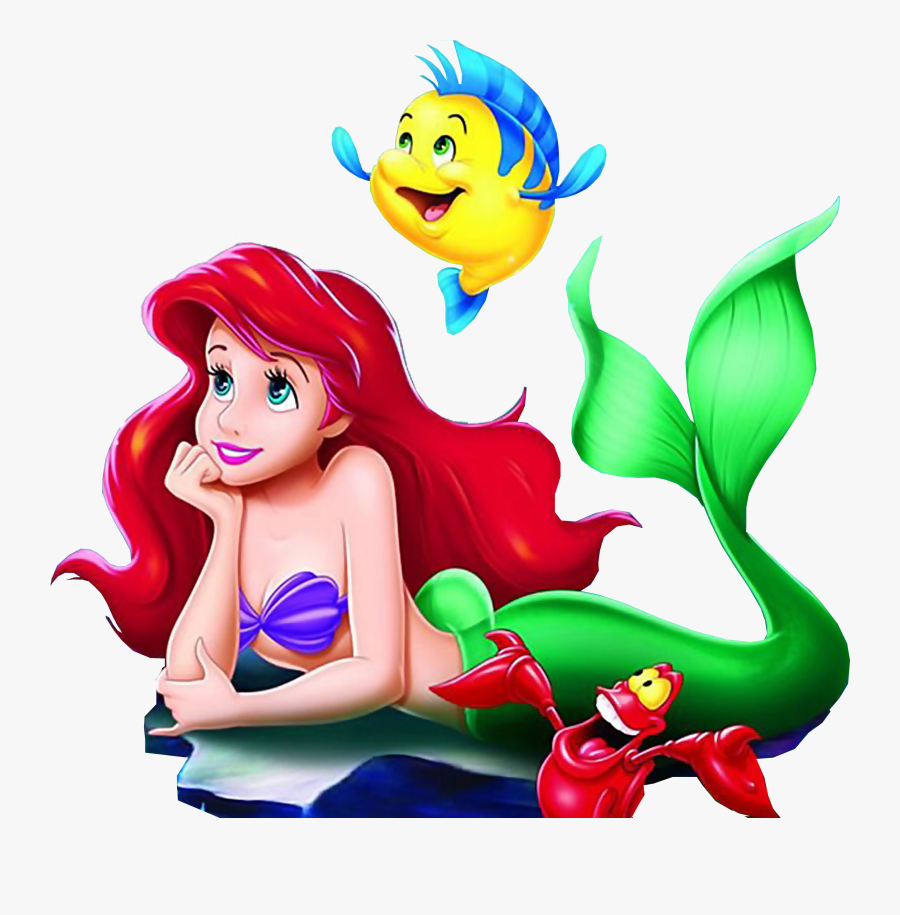 Clipart Transparent Ariel The Sebastian Youtube Disney - Ariel Little Mermaid Png, Transparent Clipart