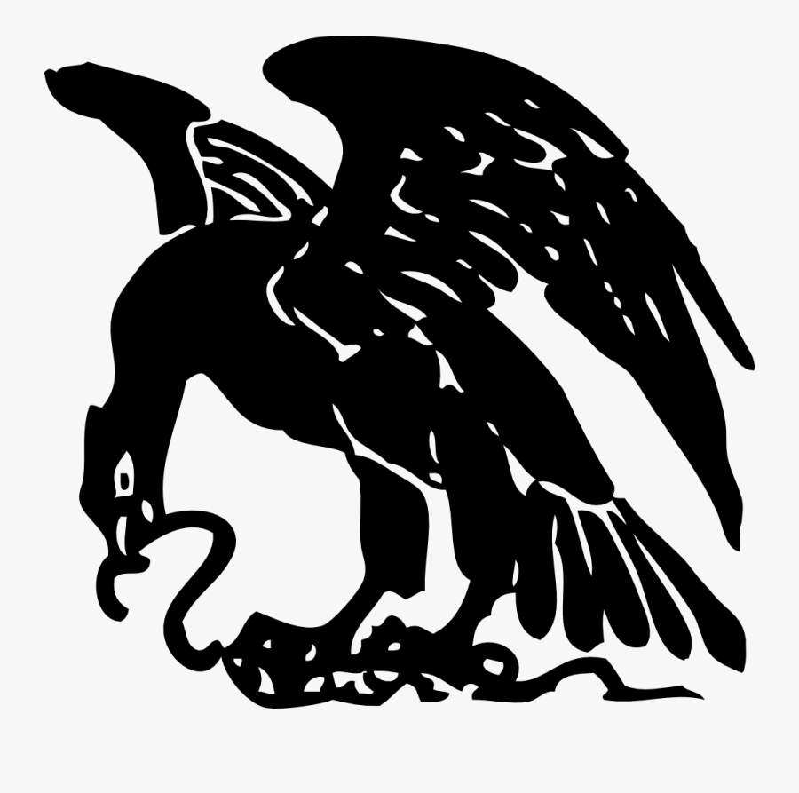 Eagle Eating Snake Logo, Transparent Clipart