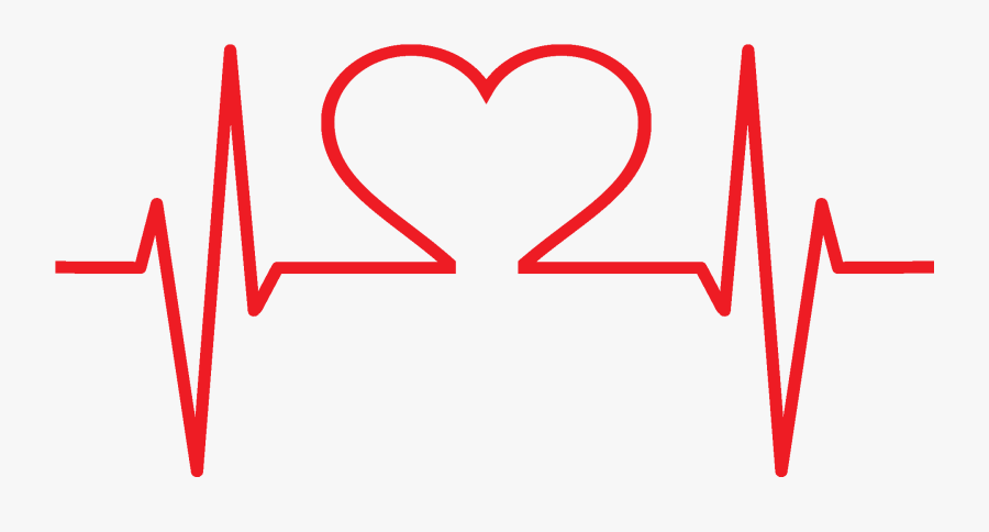 Heart Clip Art - Transparent Background Heartbeat Png, Transparent Clipart