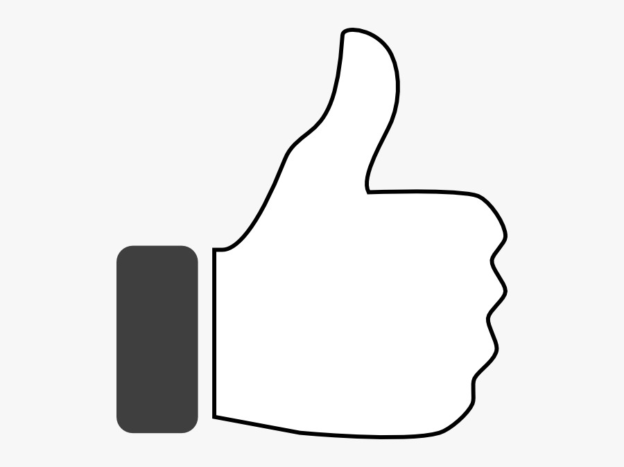 White Thumbs Up Png, Transparent Clipart