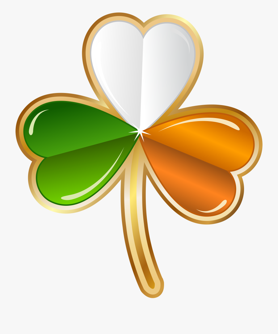 St Patricks Day Irish Shamrock Transparent Png Clip - Transparent St Patricks Day, Transparent Clipart
