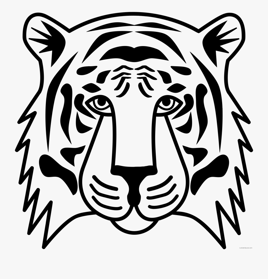 Png Royalty Free Stock Head Black And White Encode - Lion And Tiger Drawing, Transparent Clipart