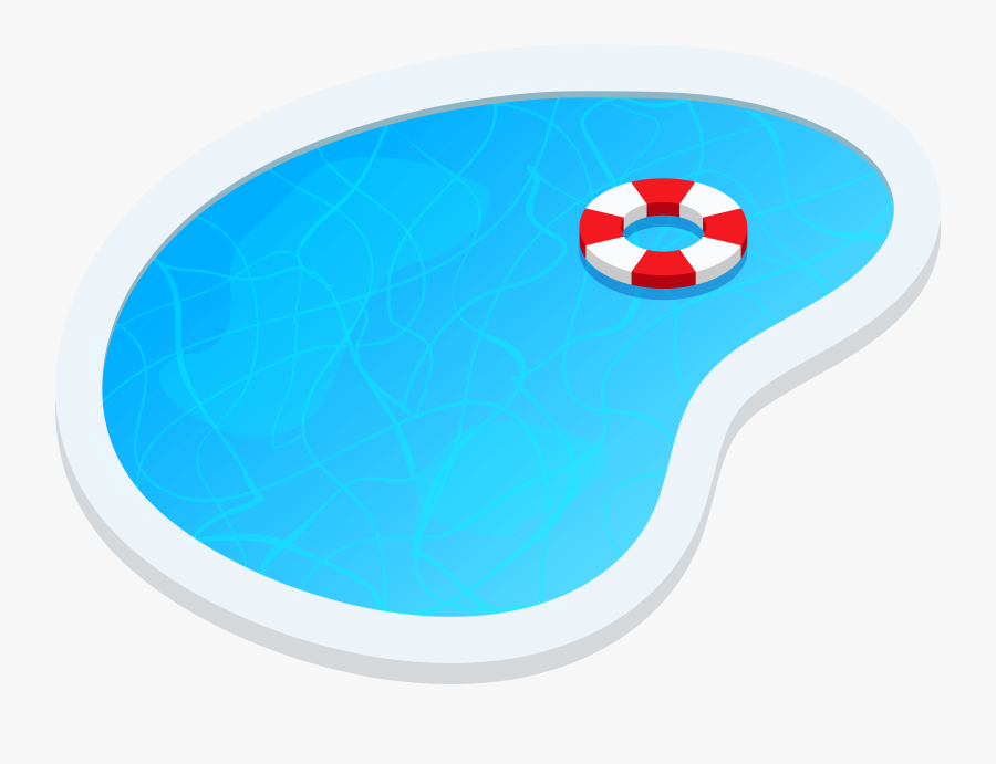 Swimming Pool Oval Png Clip Art - Clip Art, Transparent Clipart