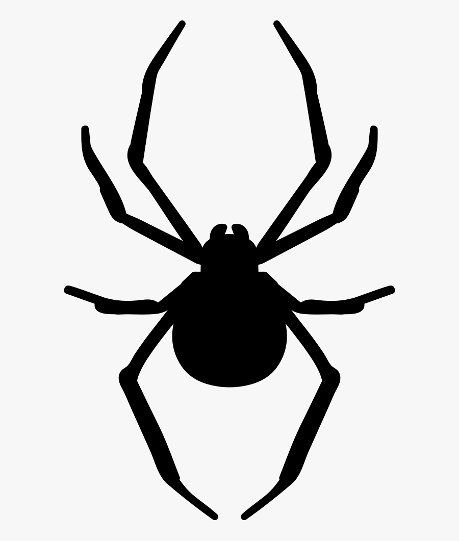 Spider Clipart Arthropod - Spider Stencil, Transparent Clipart