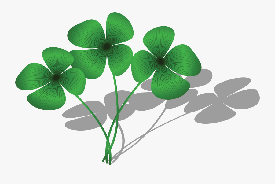 Free Of A Trio - Clovers Clipart, Transparent Clipart