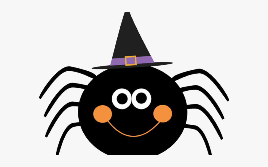 Spider Clipart Fun - Halloween Spider Clipart, Transparent Clipart
