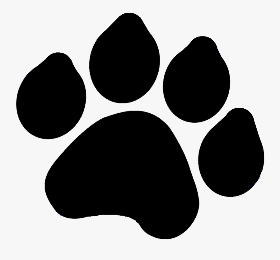 Paw Print Free Dog Clip Art On Clipart Transparent - Tiger Paw Drawing, Transparent Clipart