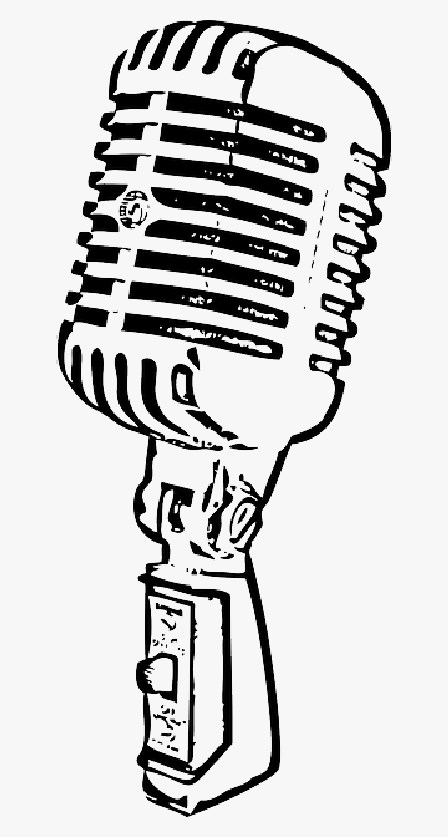 Microphone Clipart Cute Pencil And In Color Microphone - Microphone Drawing Png, Transparent Clipart