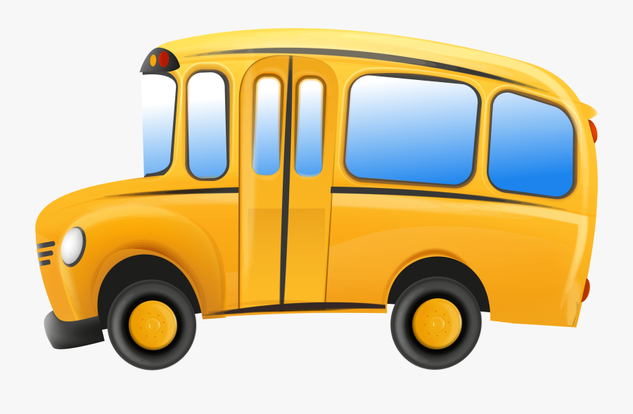 School Bus Clipart Transparent Background - Transparent Background Bus Clip Art, Transparent Clipart