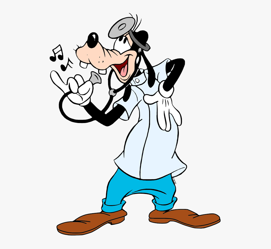 Disney Goofy As A Doctor, Transparent Clipart