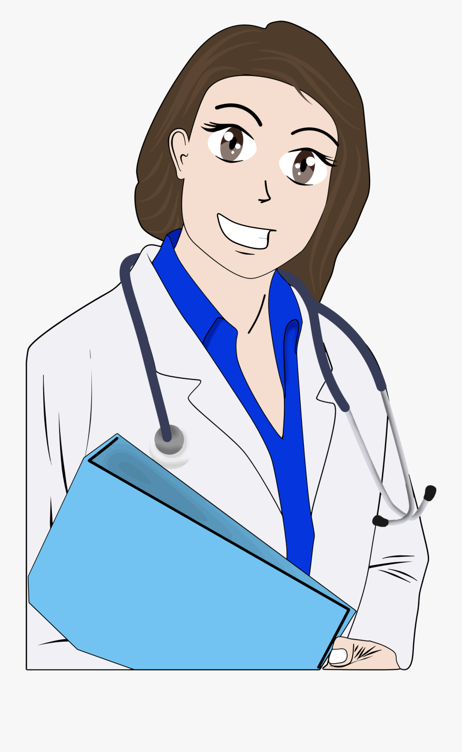 Clipart Doctor Clipart Female - Gambar Dokter, Transparent Clipart