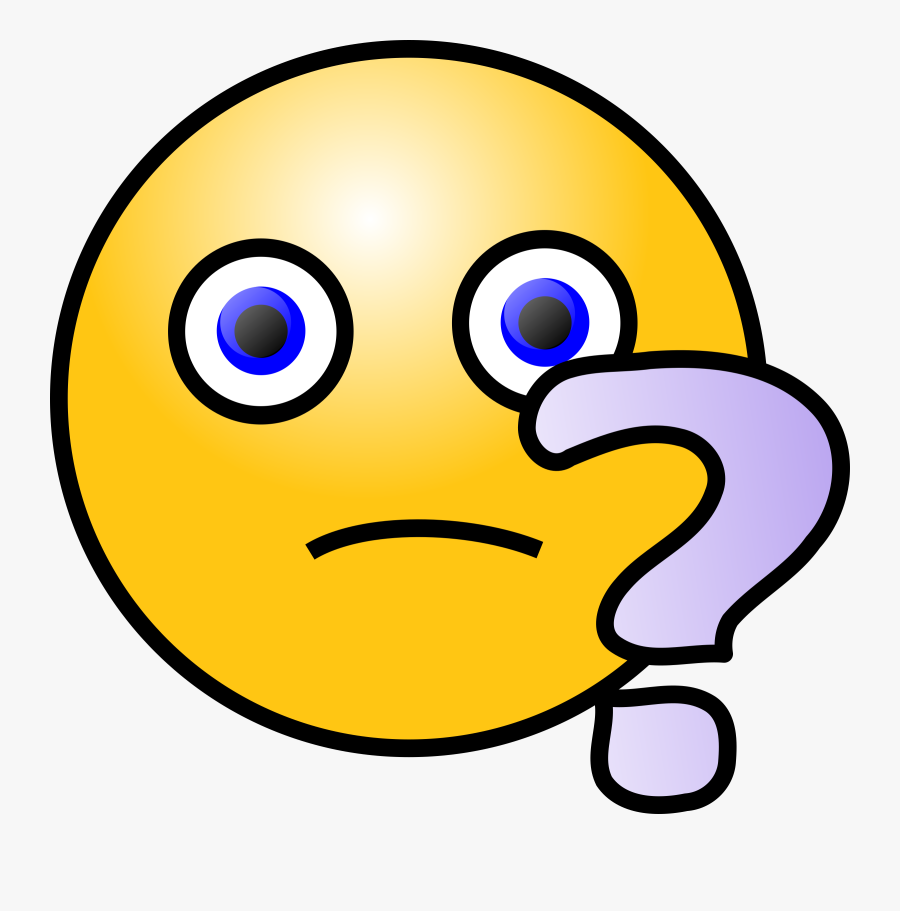 Question Face Clipart - Question Smiley, Transparent Clipart