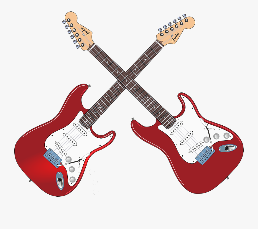 Fender Stratocaster, Transparent Clipart