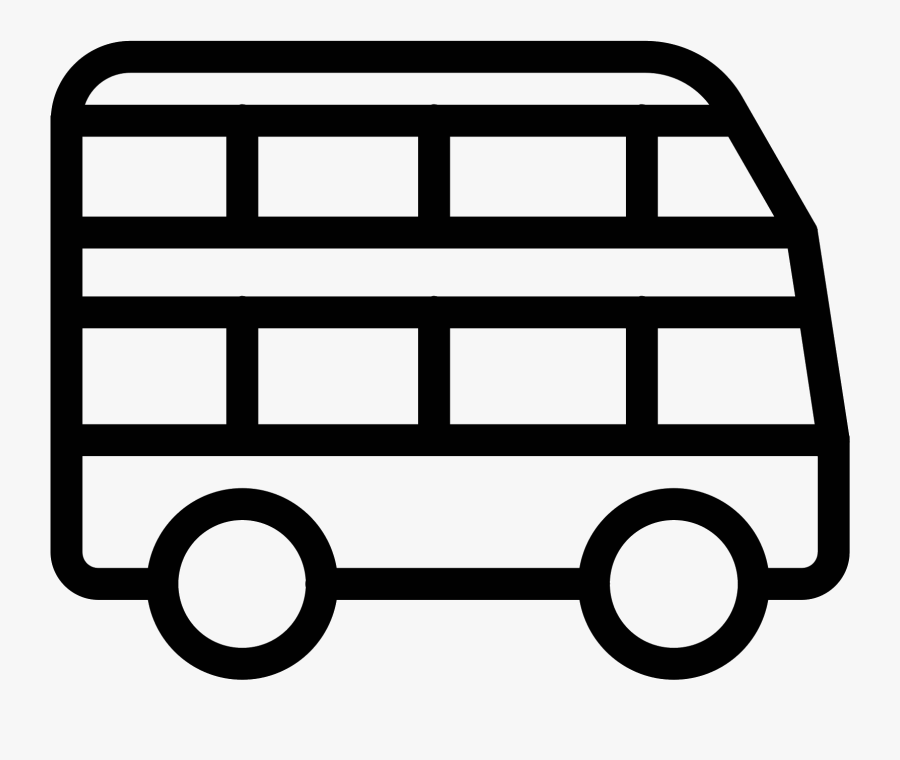 Transparent School Bus Clipart Black And White - Car Pickup Icon, Transparent Clipart