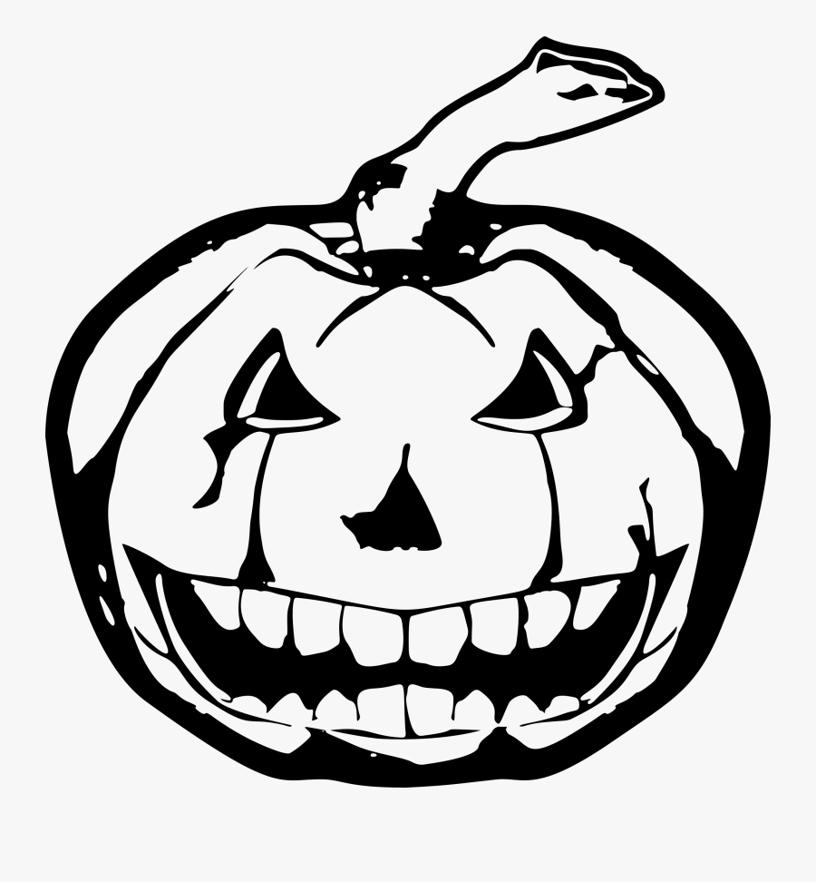 Clip Art Image Library Techflourish Scary - Spooky Jack O Lantern Drawing, Transparent Clipart